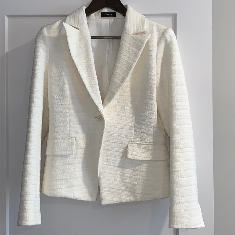 Theory Cream Blazer
